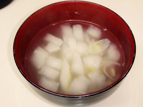 コロコロ大根の中華スープ